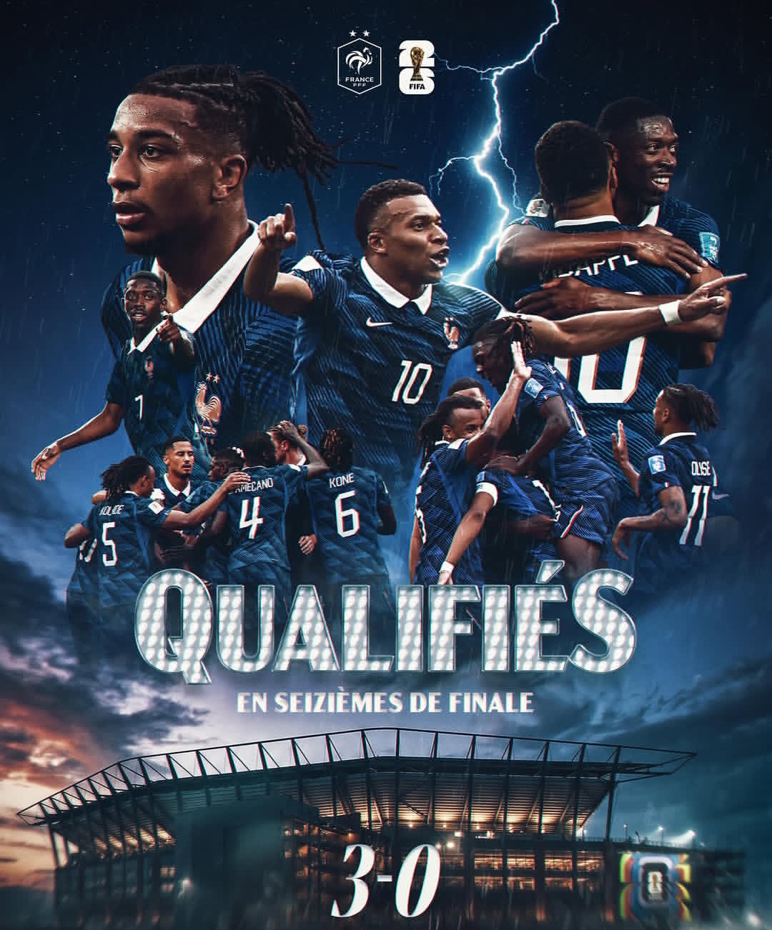 La France se qualifie avec autorité en dominant l’Irak (3-0)